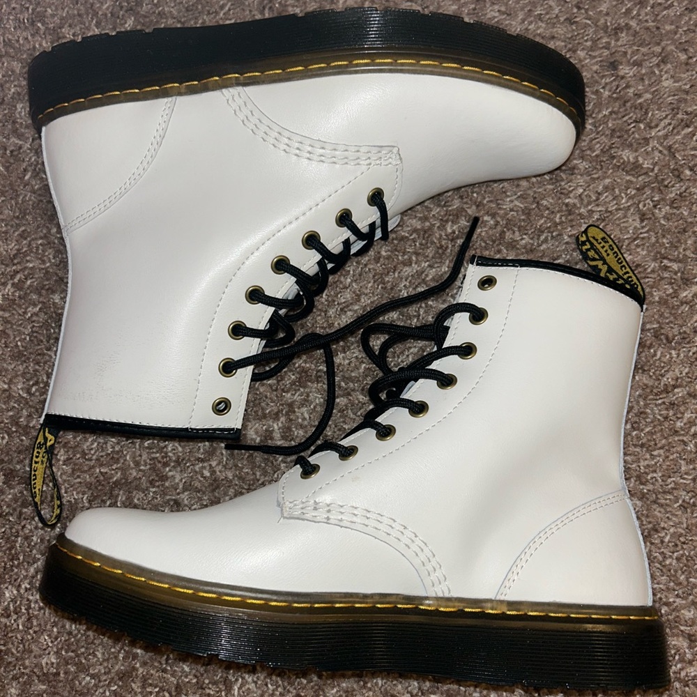 Dr. Marten Zavala White Boots